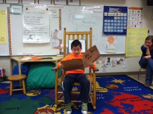 Ronald shares his story from the Author's Chair